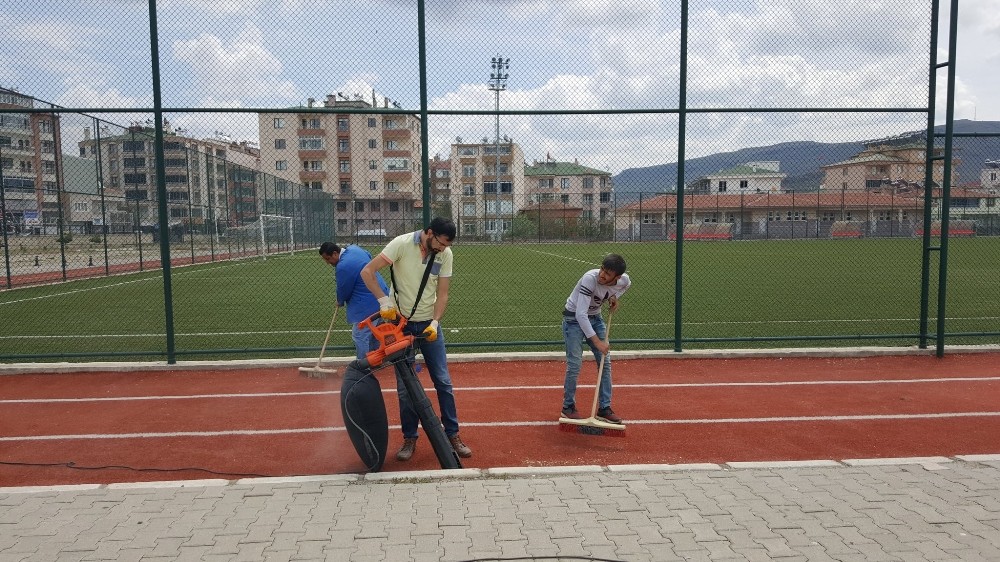 Tesislerin temizlik ve bakımları devam ediyor 