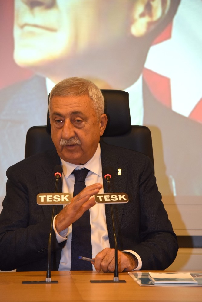 TESK Başkanı Palandöken, “İdlib’den gelen acı haber yüreğimizi yaktı” 