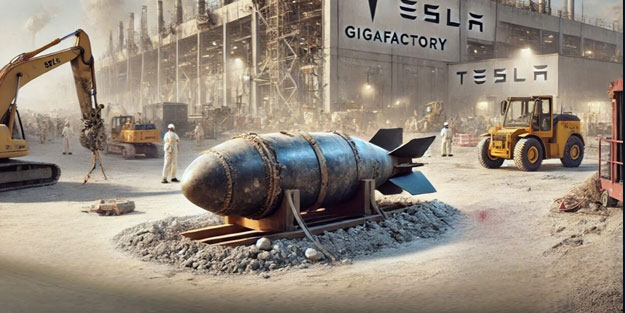 Tesla Gigafactory’de 2. Dünya Savaşı’na ait bomba bulundu