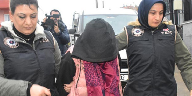 Teslim olan kadın terörist, DAEŞ'in 