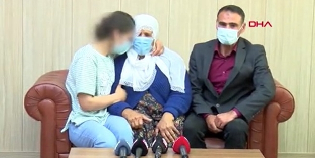Teslim olan terörist ailesiyle bir araya geldi