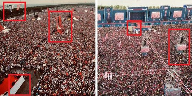 Teyit.org bile doğruladı! Maltepe fiyaskosunun ardından Muharrem İnce'nin mitinginden fotoğraf kullandılar