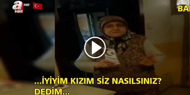 Teyze, 'hayır' oyu isteyenleri pişman ettirdi