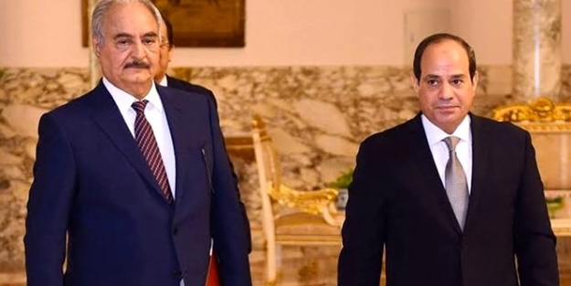 Tezkere kararı sonrası Hafter tutuştu! Sisi'den yardım istedi