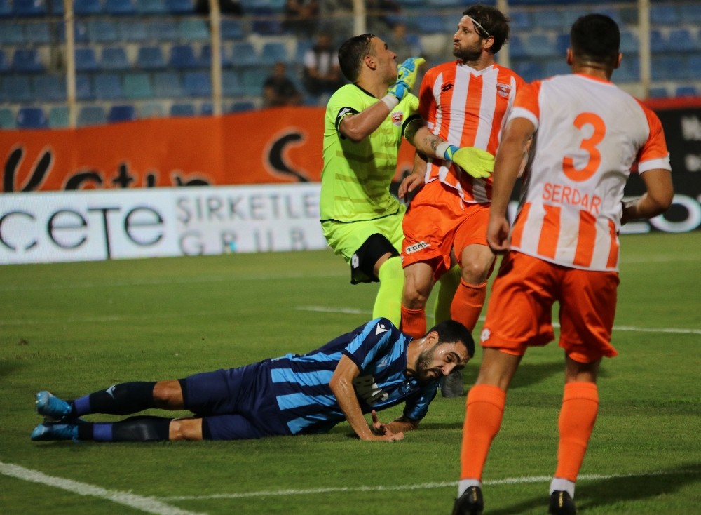 TFF 1. Lig: Adanaspor: 0 - Adana Demirspor: 0 (İlk yarı sonucu) 