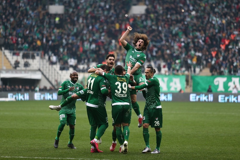 TFF 1. Lig: Bursaspor: 2 - Adana Demirspor: 0 (İlk yarı ...