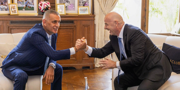 Hacıosmanoğlu, Infantino ile bir araya geldi