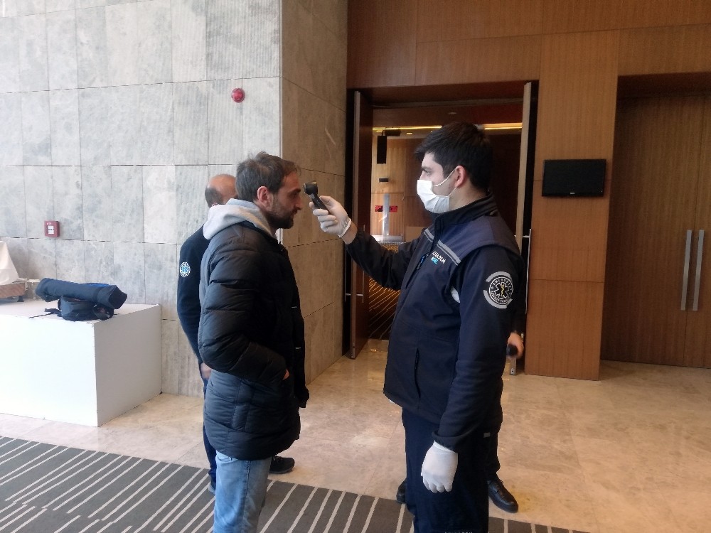 TFF’de tüm çalışanlar ve misafirler kontrolden geçirildi 