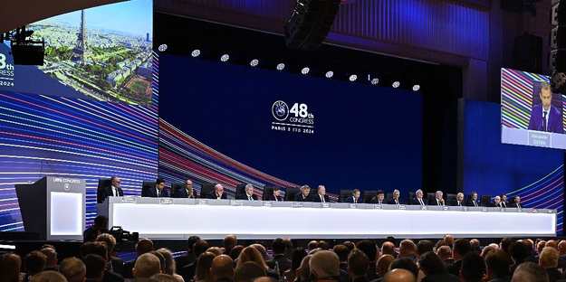 TFF'den Paris'e çıkarma: Kabul edildi: 48. Olağan UEFA Kongresi, Pariste Düzenlendi