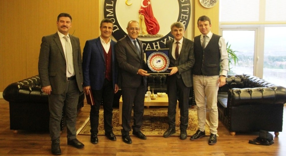 TFFHGD Başkanı Arıcı’dan Rektör Uysal’a ziyaret 