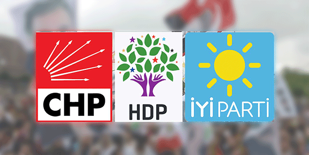 TGB üyelerinden CHP'ye 'HDP' tepkisi! Belediye binası önünde protesto ettiler