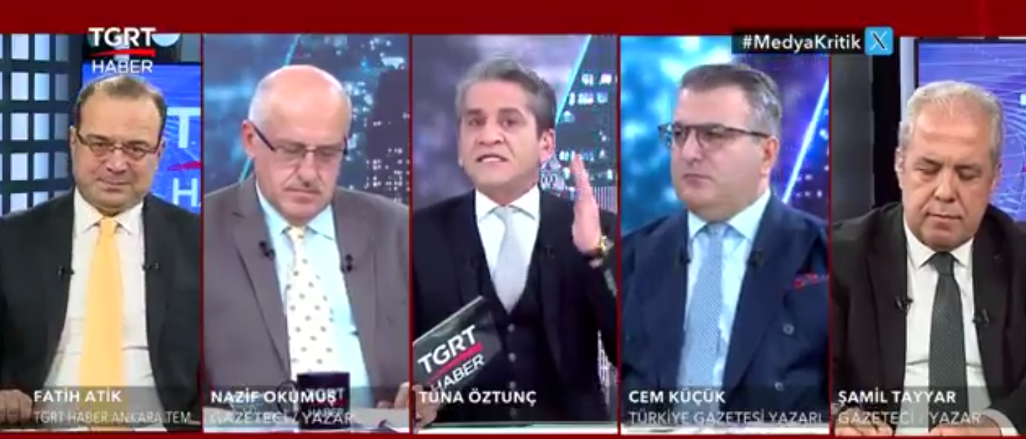 TGRT Haber Ankara Temsilcisi Fatih Atik konuştu Nazif Okumuş mosmor oldu! Ahmet El Şara’nın YPG’yi dize getirmesi birilerini rahatsız etti.