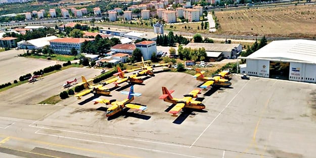 THK, uçak mezarlığı