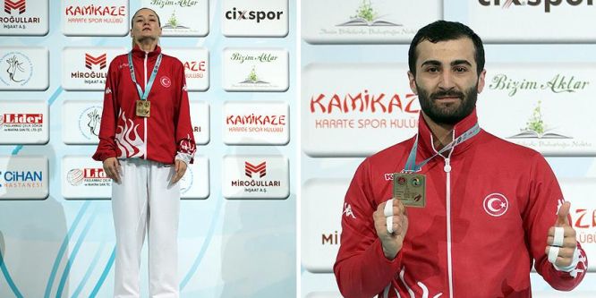 Cumhurbaşkanı Erdoğan'dan, Avrupa şampiyonlarına tebrik