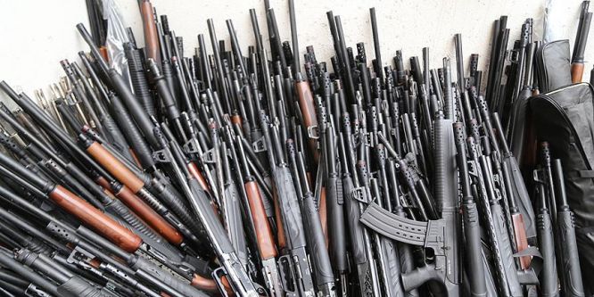 Hatay'da silah kaçakçılarına operasyon