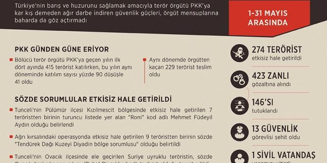 Terör örgütü PKK'ya büyük darbe vuruldu