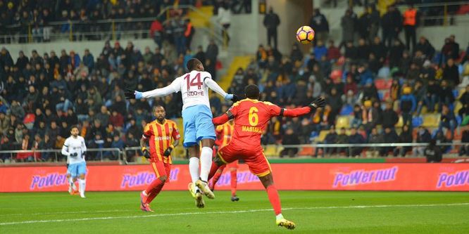 Trabzonspor ile Kayserispor 40. randevuda