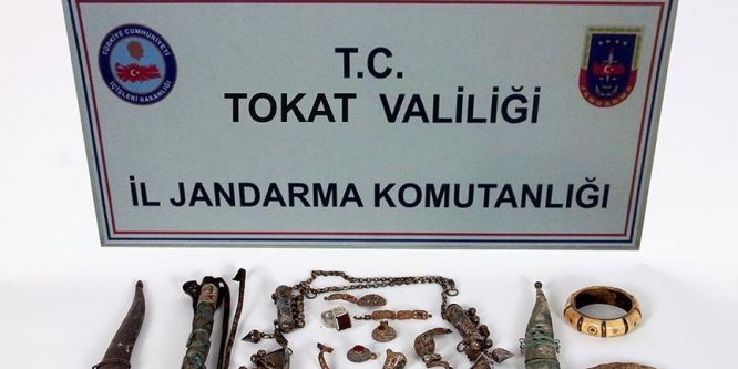 Tokat'ta tarihi eser operasyonu