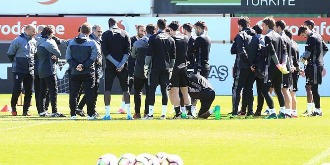 Beşiktaş'ta Olmpique Lyon mesaisi başladı