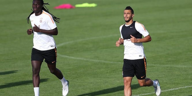 Galatasaray'da Gomis ve Belhanda fazladan çalıştı