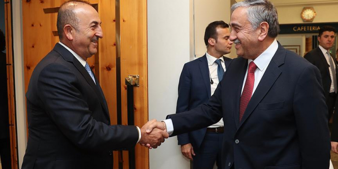 Çavuşoğlu ve Akıncı Kıbrıs Konferansı'nı değerlendirdi
