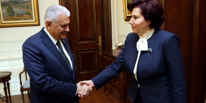 Başbakan Yıldırım, Danıştay Başkanı Güngör'ü kabul etti