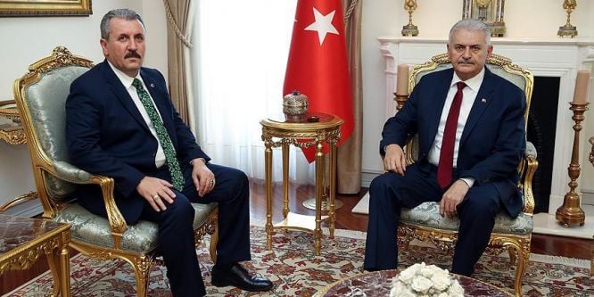 Başbakan Yıldırım Destici'yi kabul etti