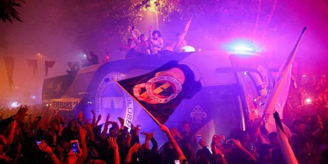 Fenerbahçe THY Avrupa Ligi şampiyonluğunu kutladı