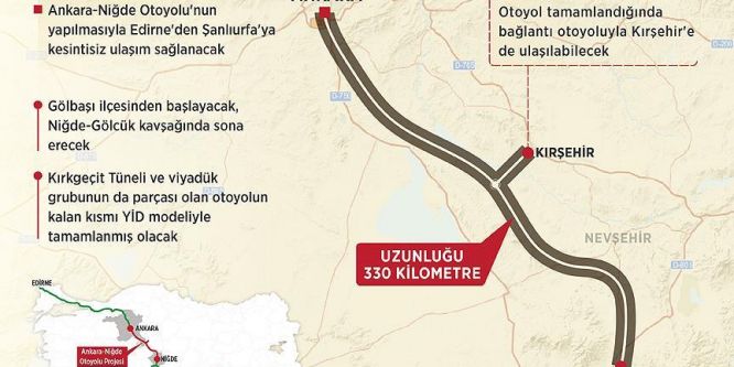 Ankara-Niğde Otoyolu için 5 teklif