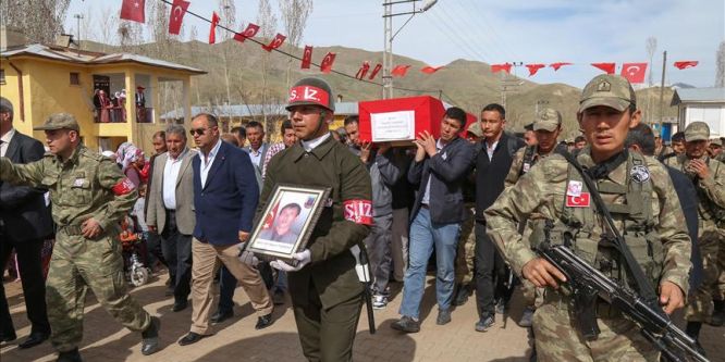 Kırgız Türkü şehit son yolculuğuna uğurlandı
