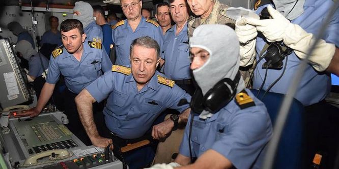 Orgeneral Akar Denizkurdu 2017 Tatbikatı'nı izledi