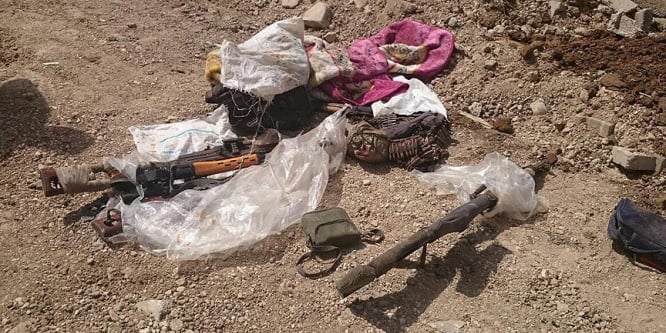 Nusaybin’de silah ve mühimmat ele geçirildi