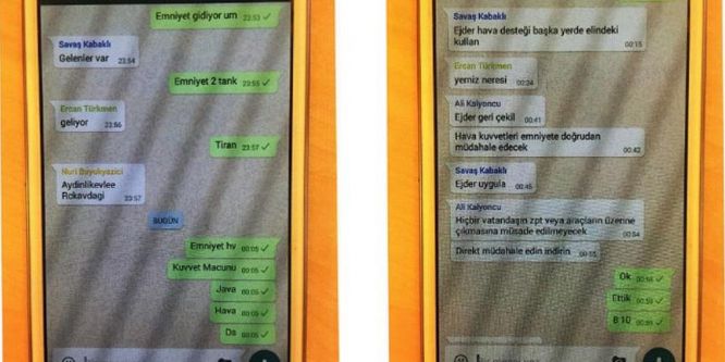 FETÖ'cüler 'kuvvet macunu' mesajıyla hava saldırısı istemiş