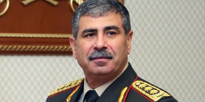Azerbaycan Savunma Bakanı Hasanov'dan taziye mesajı