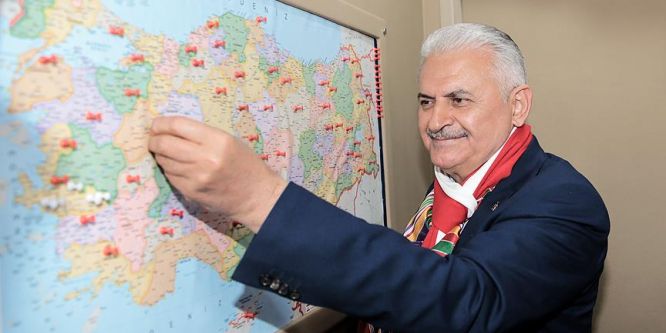 Başbakan Yıldırım 51 ilde miting yaptı