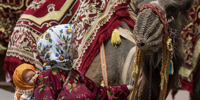 7. Yörük Türkmen Şöleni temsili yörük göçüyle başladı