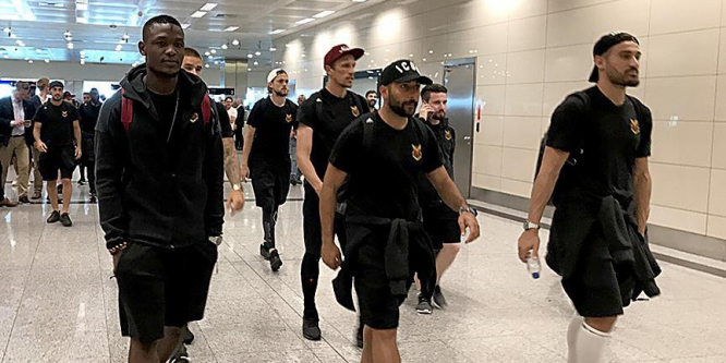 Galatasaray'ın rakibi Östersunds, İstanbul'a geldi