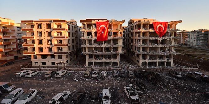 Tahribat gün aydınlanınca ortaya çıktı