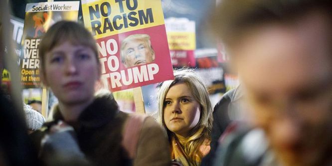 Trump'ın o kararı Birleşik Krallık'ta protesto edildi