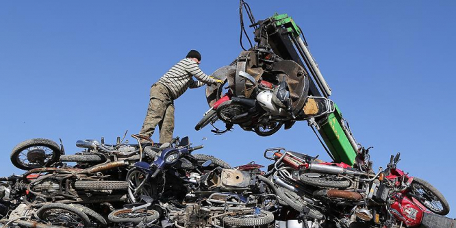 66 bin 500 hurda araç ekonomiye kazandırıldı