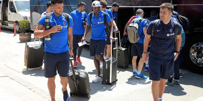 Trabzonspor kafilesi Macaristan'a gitti