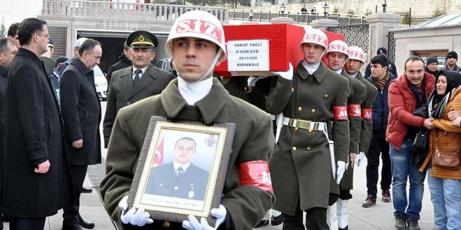 Piyade Uzman Çavuş Yağlı son yolculuğuna uğurlandı