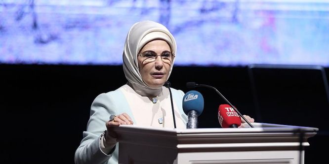 Emine Erdoğan: Suriye'de tarih yok ediliyor
