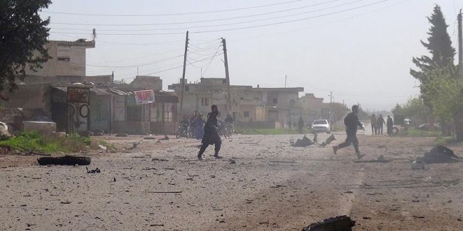 İdlib'e yönelik bombardıman sürüyor