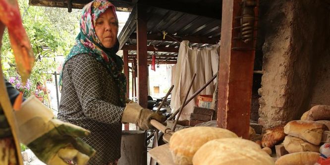 Ekmekçi teyzenin pazarda geçen 24 yıllık mesaisi