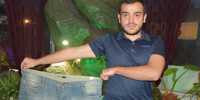 Kıyafet bulamayınca 9 ayda 60 kilo verdi