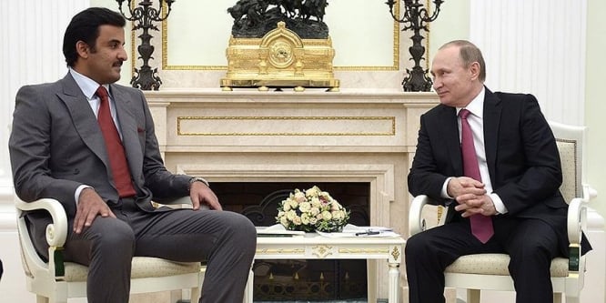 Şeyh Temim ve Putin'den kritik görüşme