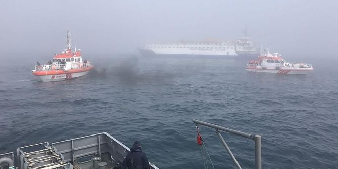Rus istihbarat gemisinin enkazında çalışma başlatıldı