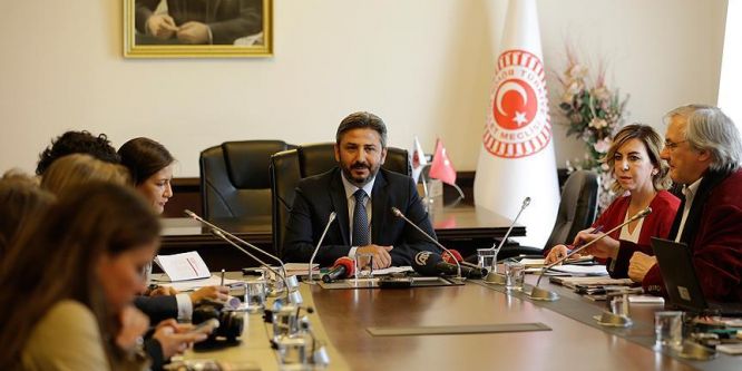 BM muhabirleri TBMM'de