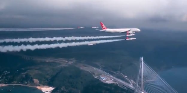THY o anları yayınladı! 7 Türk yıldızı...